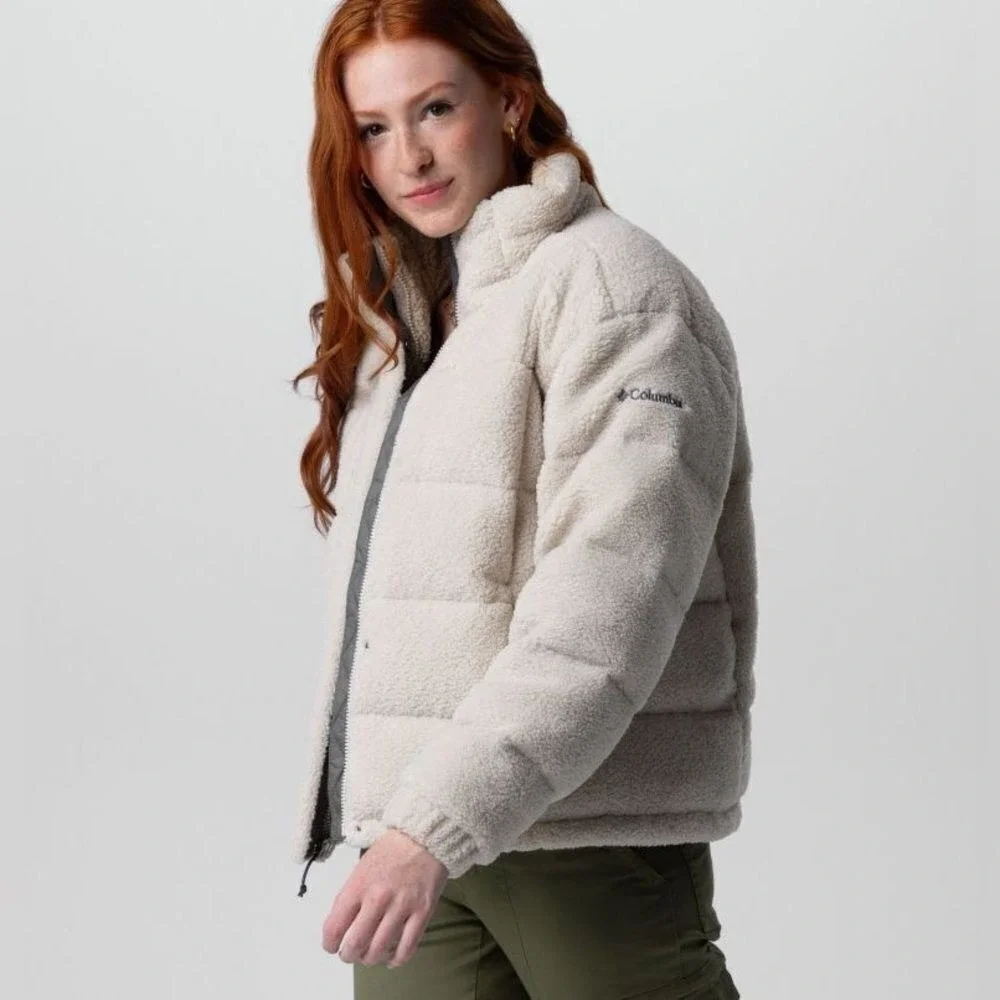 NWT Columbia Sherpa Teddy Cozy Ruby Falls Jacket Down Puffer Coat Sz‎ 1X $240